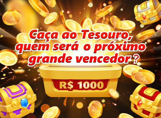 Banner for blog post with title "Atividade Caça ao Tesouro - Ganhe Grandes Prêmios em Dinheiro!"