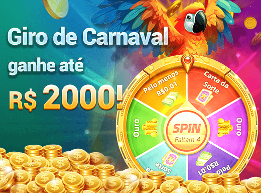 Banner for blog post with title "Giro de Carnaval, ganhe até R$2000!"